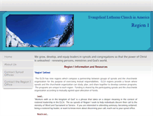 Tablet Screenshot of elcaregion1.org
